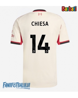 Liverpool Federico Chiesa #14 Tricou Fotbal Replică 2025-26 Barbati Deplasare